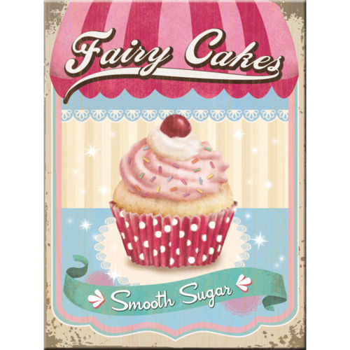 Magnet FAIRY CAKES - Smooth Sugar 8x6cm