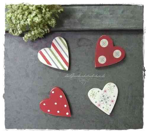 Magnet HERZ WINTER Heart  by Madleys Farbauswahl