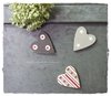 Magnet HERZ GRAY Heart by Madleys Farbauswahl