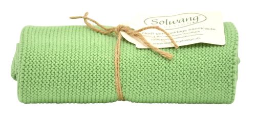 Handtuch, Küchentuch gestrickt / grün staubig H45 Solwang