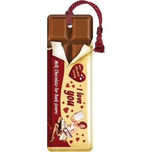 Lesezeichen * I Love You Chocolate * 15x5cm