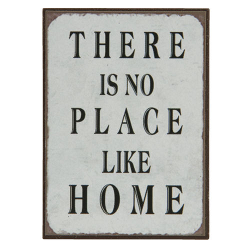 Magnet THERE IS NO PLACE LIKE HOME 5x7cm