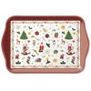 Tablett, Tray ORNAMENTS ALL OVER 13x21cm  Ambiente