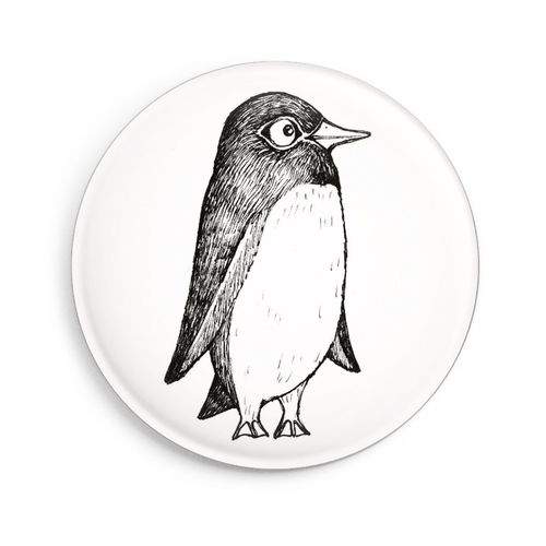 Magnet, Dekomagnet rund Pinguin MARIANNE by LIGARTI