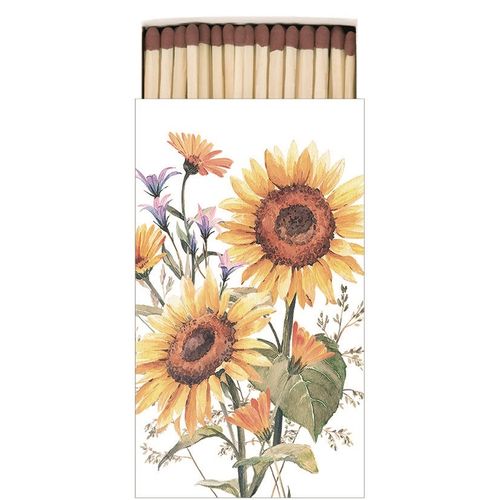 Streichholzschachtel SUNFLOWERS / Sonnenblumen 45 Streichhölzer  Ambiente