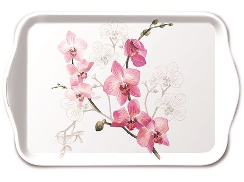 Tablett, Tray ORCHID / Orchidee 13x21cm  Ambiente