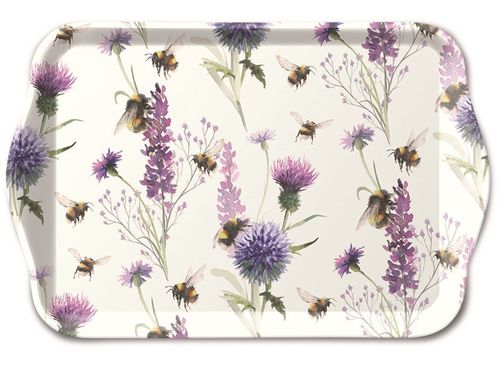 Tablett, Tray BUMBLEBEES IN THE MEADOW 13x21cm  Ambiente